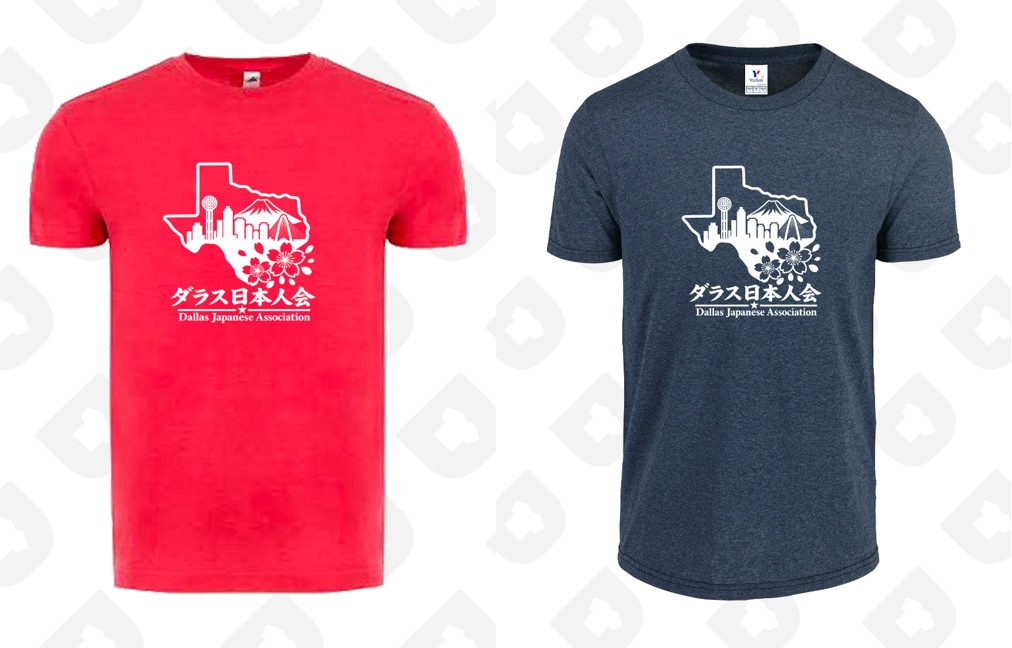 ダラス日本人会　新オリジナルTシャツ発売中
